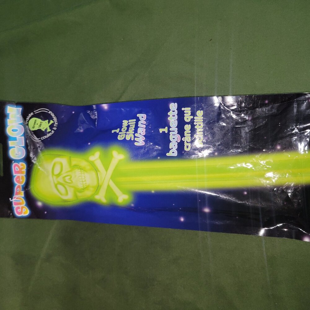 Halloween Super Glow in the dark Skeleton Wand